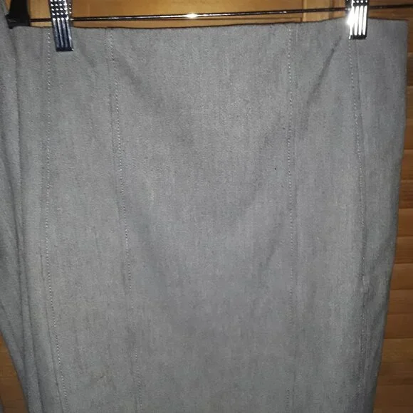 Vintage Express SZ 8 Silver Gray Birdseye Print Blazer Skirt & Jacket Suit Set - Picture 5 of 12